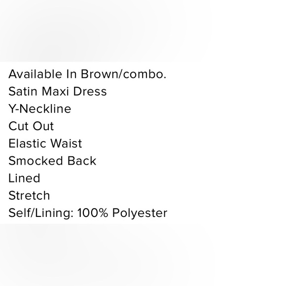 NWT Strapless Dress in Brown and Gold. Fast ๐๐ฆ - Picture 15 of 15